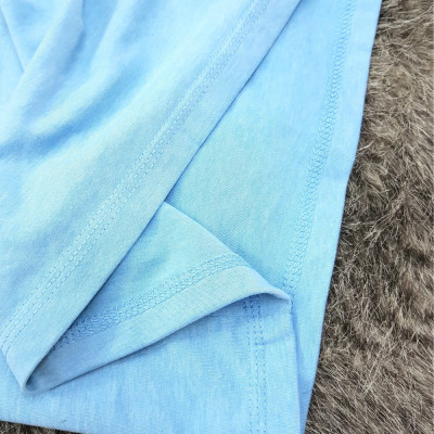 Áo thun nam nữ 80% Cotton Blue09