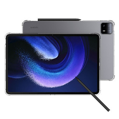 Ốp lưng cho Xiaomi Pad 6 / Pad 6 Pro / Pad 7 silicon dẻo trong suốt, có gờ bảo vệ camera - Hàng Nhập Khẩu