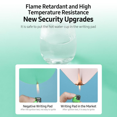 Tấm Viết Ion âm Chịu được nhiệt độ cao êm Dễ lau chùi Chống bám bụi thân thiện với làn da 