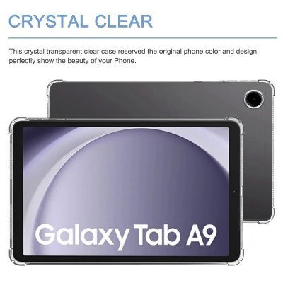 Ốp lưng dành cho Samsung Galaxy Tab A9 X110/ X115 2023, Tab A9 Plus X210/ X216 2023 dẻo trong chống sốc cao cấp - Hàng chính hãng