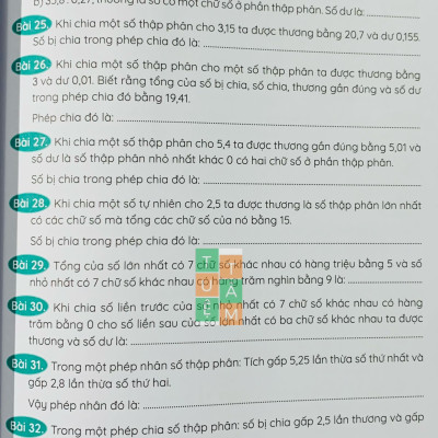 Sách - Toán bồi dưỡng học sinh giỏi Toán 5