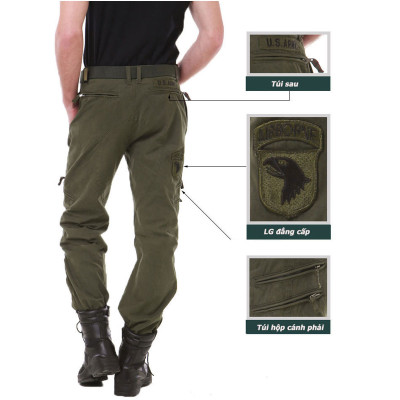 Bộ Quần Áo KaKi Lính Mỹ US ARMY U569 Kiểu Dáng Túi Hộp Chiến Thuật, Chất Liệu Kaki Cao Cấp Phong Cách Lính Cực Ngầu - HÀNG CHÍNH HÃNG