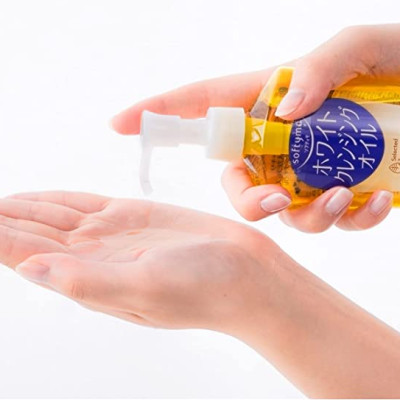 Dầu Tẩy Trang Dưỡng Trắng Da Kosé Softymo White Cleansing Oil NC 230 mL