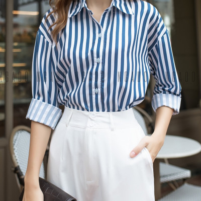 Quần trắng ống suông NGADO