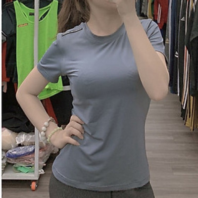 Áo Thun Nữ Tập Gym - Yoga Mát Rượi Thấm Hút Mồ Hôi Tốt