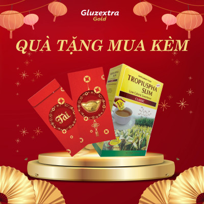 Sữa tiểu đường THÙNG 12 LON SIÊU TIẾT KIỆM GLUZEXTRA GOLD + QUÀ TẶNG HẤP DẪN cung cấp dinh dưỡng tối ưu