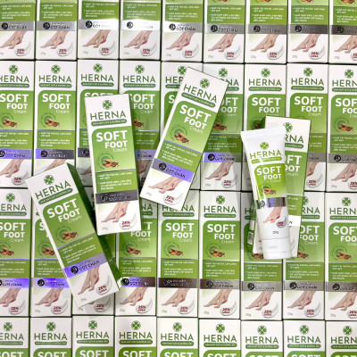 KEM NỨT GÓT & DƯỠNG ẨM Herna - Giúp cải thiện tình trạng da khô rát, nứt nẻ, bong tróc, sần sùi