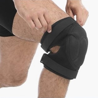 Đai miếng đệm bảo vệ đầu gối AOLIKES A-0212 đàn hồi Rubber cushion anti-collision knee pad