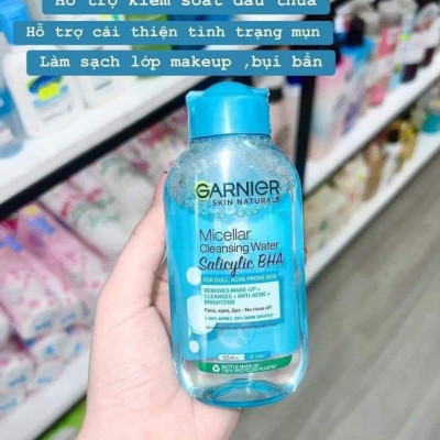 Nước Tẩy Trang Garnier Da Dầu Và Mụn 125ml