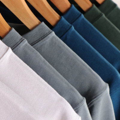 Áo thun ngắn tay cao cấp, áo thun nam cổ tròn chất vải dày dặn, đường may đẹp, form áo thoải mái