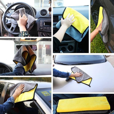 SET 2 Khăn Lau Xe ô tô Chuyên Dụng, Khăn Đa Năng Lau Bếp, Lau Kính Siêu Thấm Không Bị Sơ, An Toàn, Tiện Dụng. Takyhome 5970set2