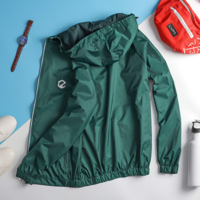 Áo khoác dù nam chống thấm cao cấp bn29 Xanh Rêu