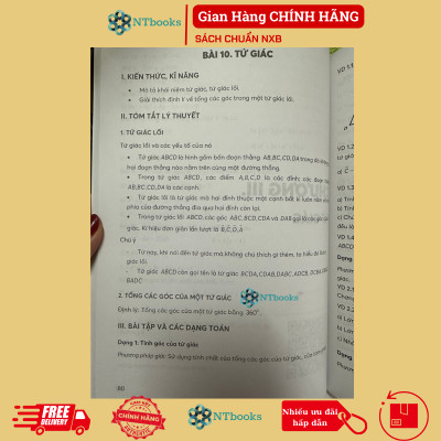 Sách Tự học nâng cao kiến thức Toán 8 Tập 1 - Kết nối