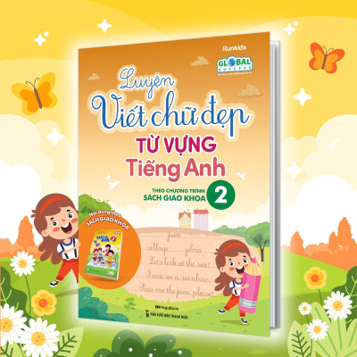 Sách - Luyện Viết Chữ Đẹp Từ Vựng Tiếng Anh - Theo Chương Trình Sách Giáo Khoa Lớp 2 - Megabook