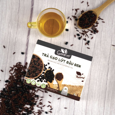 Combo Ổn định huyết áp (1 hộp Bột cần tây 72g, 1 hộp Trà gạo lứt đậu đen túi lọc 140g)