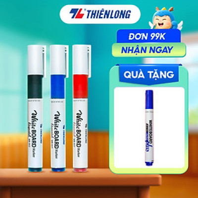 Combo 12 Bút lông bảng - Whiteboard Marker Liquid Thiên Long WB-022 - Không Xylene