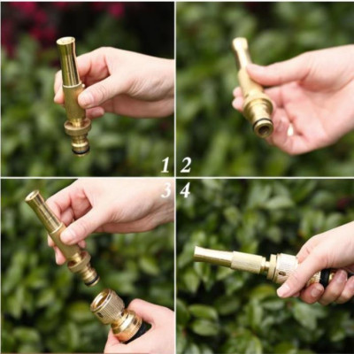  Bộ dây vòi xịt nước rửa xe, tưới cây . tăng áp 3 lần, loại 15m 206587 cút sập, + tặng đai