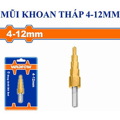 [CHÍNH HÃNG] Mũi khoan tháp 4-12mm WADFOW WJD1401