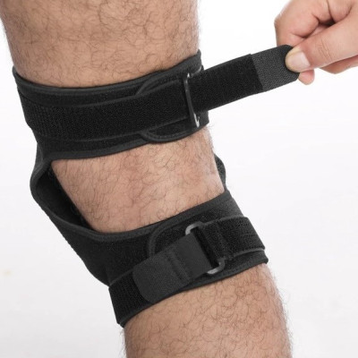 Đai miếng đệm bảo vệ đầu gối AOLIKES A-0212 đàn hồi Rubber cushion anti-collision knee pad