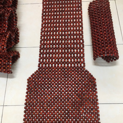 Đệm Lót Đàn Ghế Xe Ô Tô Hạt Gỗ Nhãn ( hình thật )