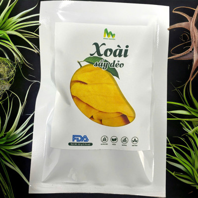 Xoài sấy dẻo HANA NGUYÊN, vị chua ngọt tự nhiên cắt sợi 50g