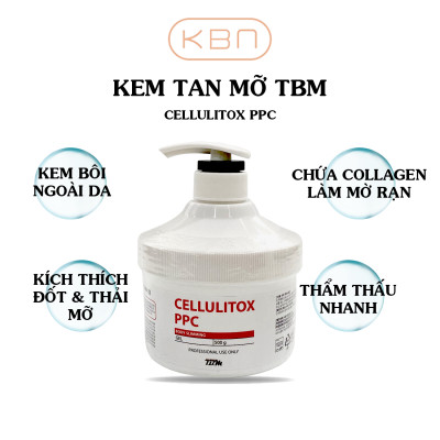 Kem Bôi Thon Gọn Vóc Dáng TBM Cellulitox PPC, Gel Vùng Bụng Hàn Quốc 500ml (Hàng Chính Hãng)