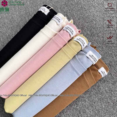 Áo thun nữ Hiền Trần BOUTIQUE nhiều màu sắc vải cotton cao cấp dáng suông trơn mặc mát, thấm hút mồ hôi cực tốt-AH01