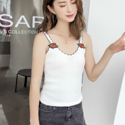 Áo Len Nữ Áo Kiểu Nữ Hai Dây Cổ Gợn Sóng Dễ Thương ALN026 MayHomes