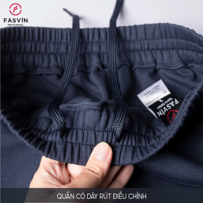 Quần Thun Thể Thao Nam Fasvin DT24650.HN Vải Nỉ 01 Lớp Dáng Xuông Thoải Mái Hàng Nhà Máy