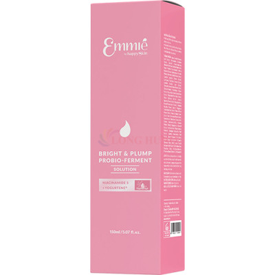 Nước thần dưỡng sáng và căng mọng da Emmié by HappySkin Brightening Plumping Solution Essence (150ml/230ml) - Hàng chính hãng
