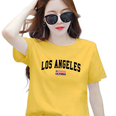 Áo thun nữ MXM cổ tròn form rộng in chữ phong cách hiện đại ( ANU104 )