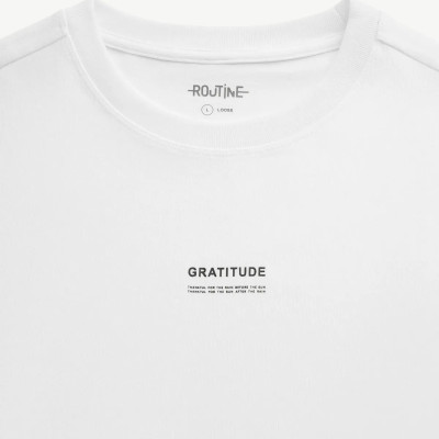 Áo thun nam ngắn tay hình in. Loose - RT 10F24TSS032R1 | ROUTINE CÀ MAU