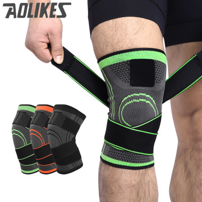 Bộ băng bảo vệ đầu gối AOLIKES A-7720 thiết kế thoáng khí ôm chân breathable sport knee support