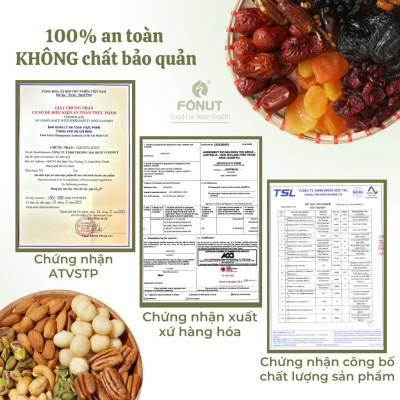 Dâu Tây Sấy Dẻo Hộp 500gr Vị chua ngọt