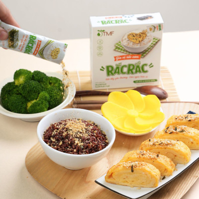 Thùng Gia vị rắc cơm rong biển Rắc Rắc hộp 6 gói cho bé ăn dặm TÂM MINH FOODS