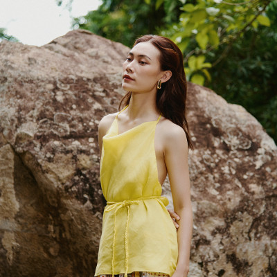 Áo Yếm Linen Kim Tước TOP232 thời trang thiết kế Hity