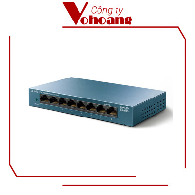 Switch Chia Mạng 8 Cổng Gigabit Tp-Link LS108G Vỏ Kim Loại Thế Hệ Mới - Hàng Chính Hãng