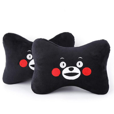 Gối nỉ tựa đầu ô tô văn phòng hình hoạt hình 1 chiếc