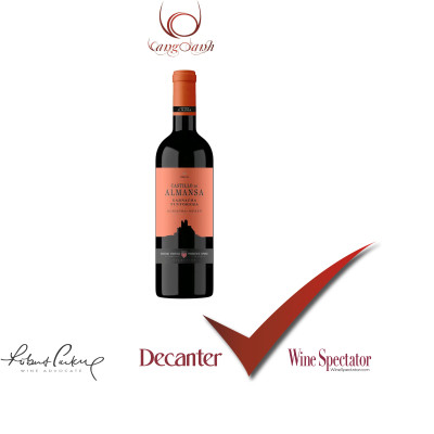 Rượu Vang Organic hữu cơ Castillo de Almansa Coleccion Garnacha Tintorera (Tây Ban Nha) kèm túi giấy,đồ khui
