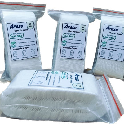 Bông tẩy trang Araso 50M