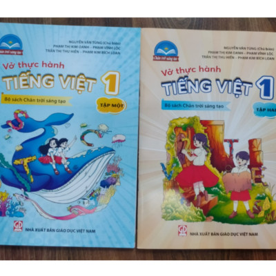 Sách - Vở thực hành Tiếng Việt 1 - Tập 1 (Bộ sách Chân trời sáng tạo)