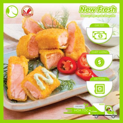 Cá Hồi Nauy Cắt Khối - Túi 200Gr