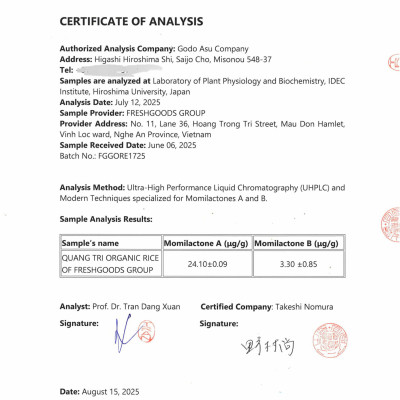 GẠO HỮU CƠ QUẢNG TRỊ  TỐT CHO NGƯỜI TIỂU ĐƯỜNG, GÚT VÀ BÉO PHÌ TÚI 5 KG