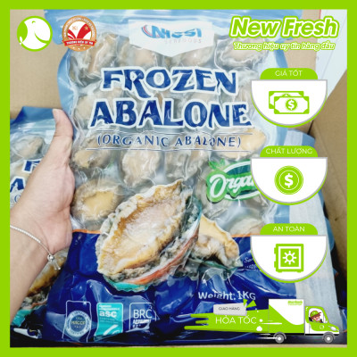 Bào Ngư Đông Lạnh Nissi - Túi 1Kg (20-22 con)