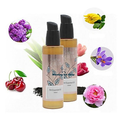 Tinh Dầu Dưỡng Lông Khử Mùi Cho Chó Mèo Show Queen Pet Essential Oil 100ml