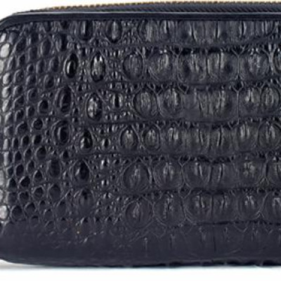 Ví nữ da cá sấu 2 khóa nguyên con Huy Hoàng nhiều màu HT3260-61-62-63