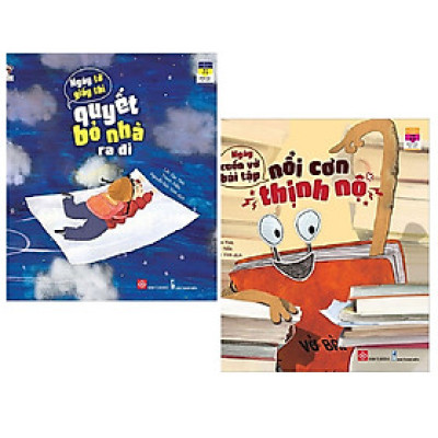 Combo sách: Ngày Tờ Giấy Thi Quyết Bỏ Nhà Ra Đi + Ngày Cuốn Vở Bài Tập Nổi Cơn Thịnh Nộ