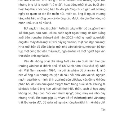 Sách - Tủ Sách Vàng - Tác Phẩm Chọn Lọc Dành Cho Thiếu Nhi - Một Cần Câu (Tái Bản 2024)