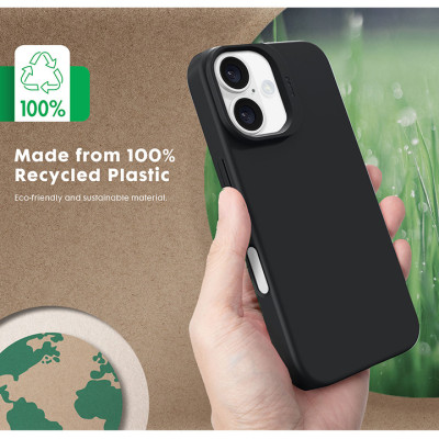 Ốp LAUT HUEX SLIM Cho iPhone 16 Pro Max Có Sạc Không Dây Thiết Kế Mỏng Nhẹ Chống Trượt Được Làm Từ 100% Nhựa Tái Chế Hàng Chính Hãng