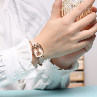 Đồng hồ nữ Julius Hàn Quốc JA-1341 dây da